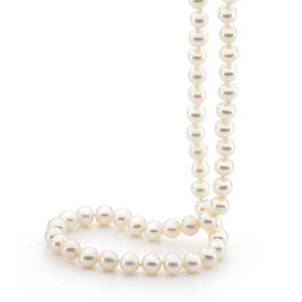 9k Yellow Gold Freshwater Pearl Strand