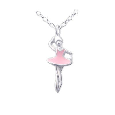 Sterling Silver Ballerina Pendant